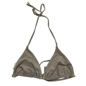 Monday Swimwear Palma Bikini Top in Silver